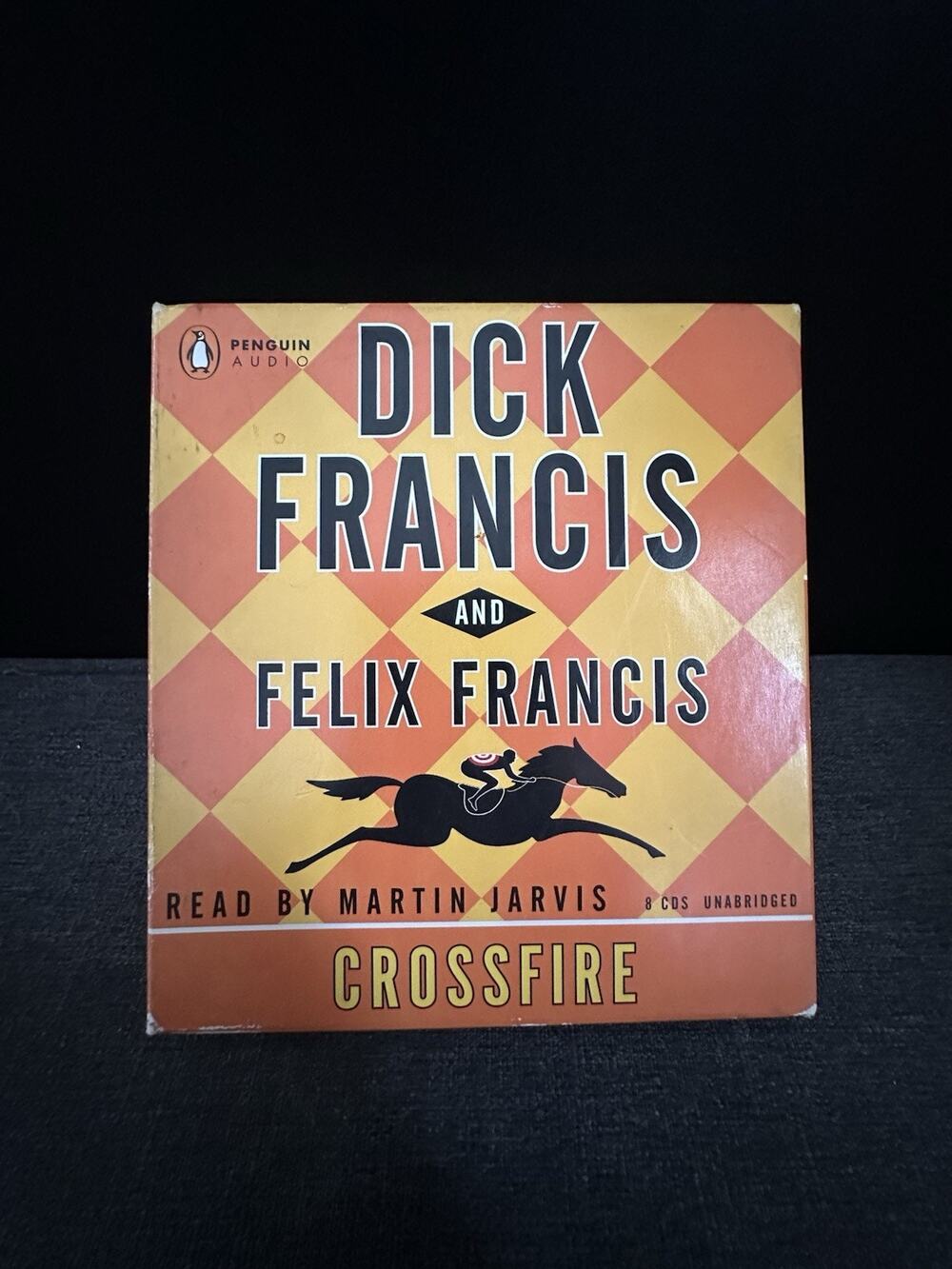 Crossfire Dick Francis Felix Francis Audiobook 8 CD Unabridged Martin Jarvis